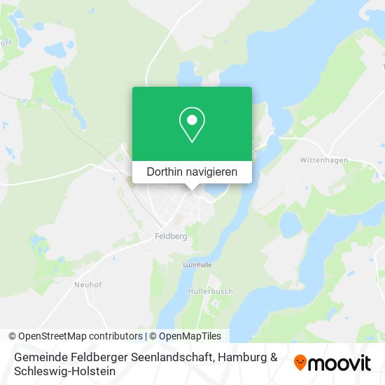Gemeinde Feldberger Seenlandschaft Karte