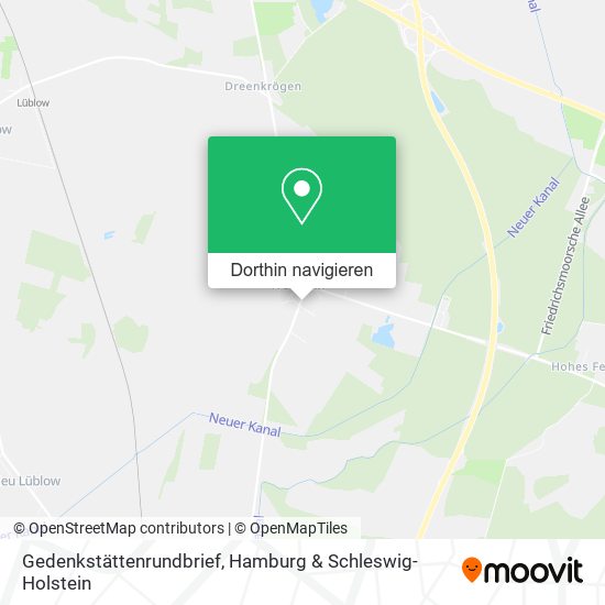 Gedenkstättenrundbrief Karte