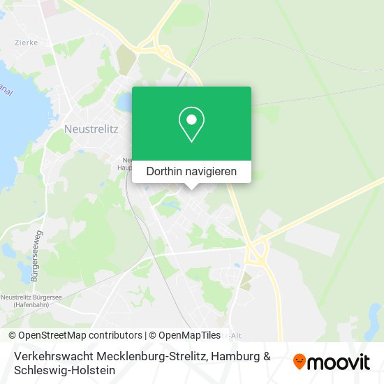 Verkehrswacht Mecklenburg-Strelitz Karte