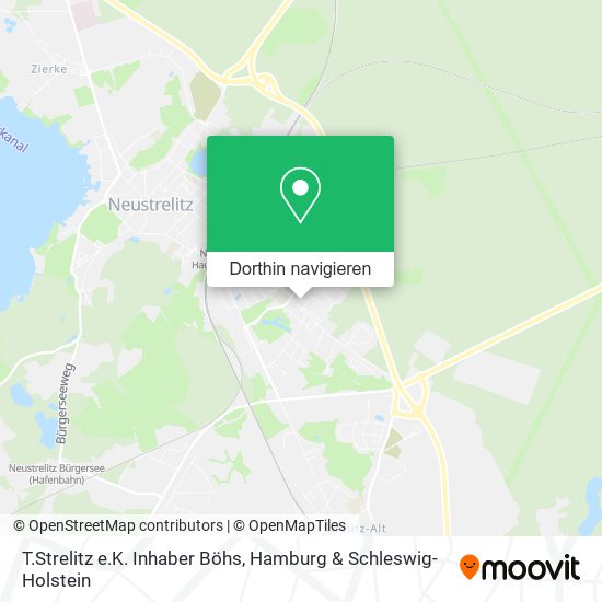 T.Strelitz e.K. Inhaber Böhs Karte