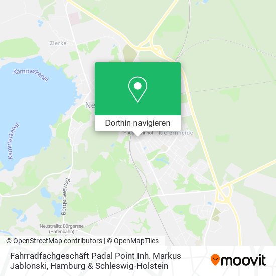 Fahrradfachgeschäft Padal Point Inh. Markus Jablonski Karte