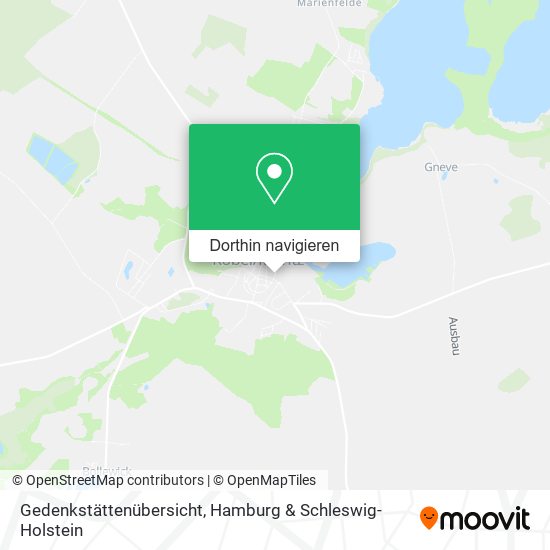 Gedenkstättenübersicht Karte