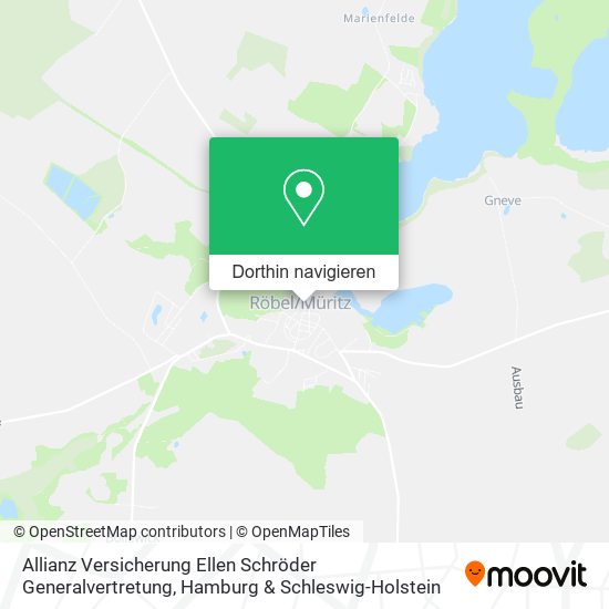 Allianz Versicherung Ellen Schröder Generalvertretung Karte