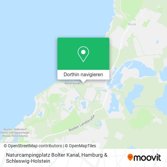 Naturcampingplatz Bolter Kanal Karte