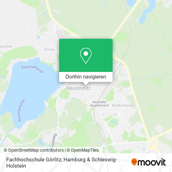 Fachhochschule Görlitz Karte