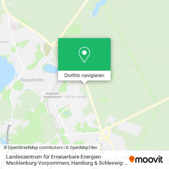 Landeszentrum für Erneuerbare Energien Mecklenburg-Vorpommern Karte