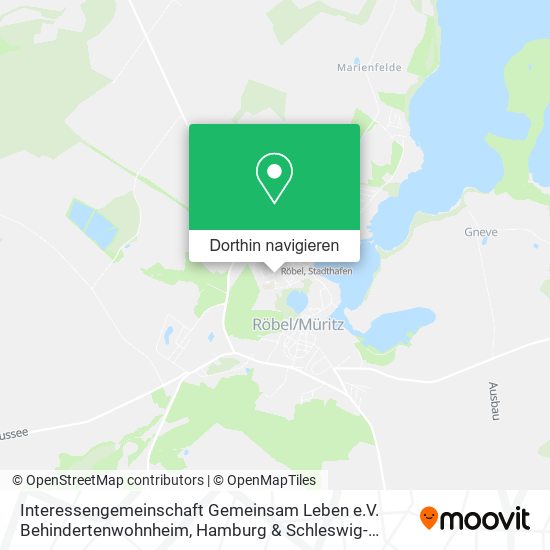 Interessengemeinschaft Gemeinsam Leben e.V. Behindertenwohnheim Karte