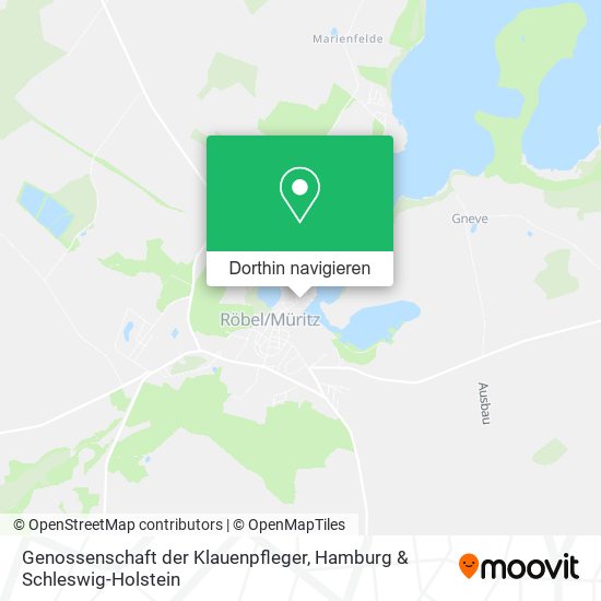 Genossenschaft der Klauenpfleger Karte