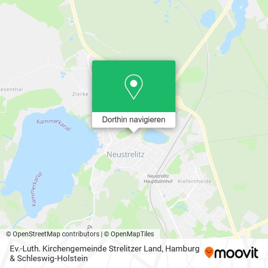 Ev.-Luth. Kirchengemeinde Strelitzer Land Karte