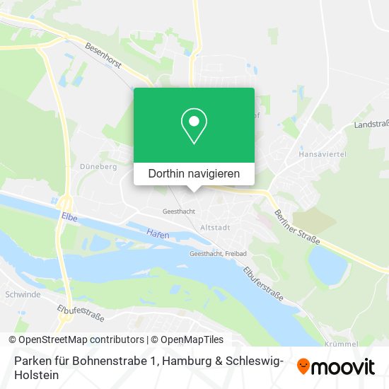Parken für Bohnenstrabe 1 Karte