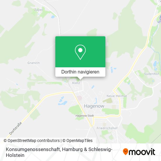 Konsumgenossenschaft Karte