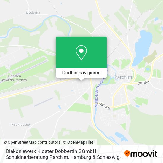 Diakoniewerk Kloster Dobbertin GGmbH Schuldnerberatung Parchim Karte