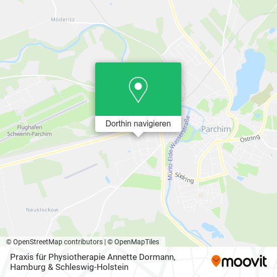 Praxis für Physiotherapie Annette Dormann Karte