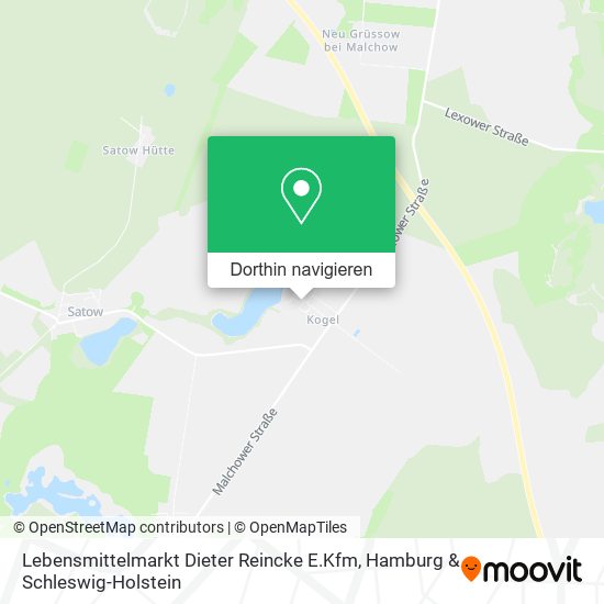 Lebensmittelmarkt Dieter Reincke E.Kfm Karte