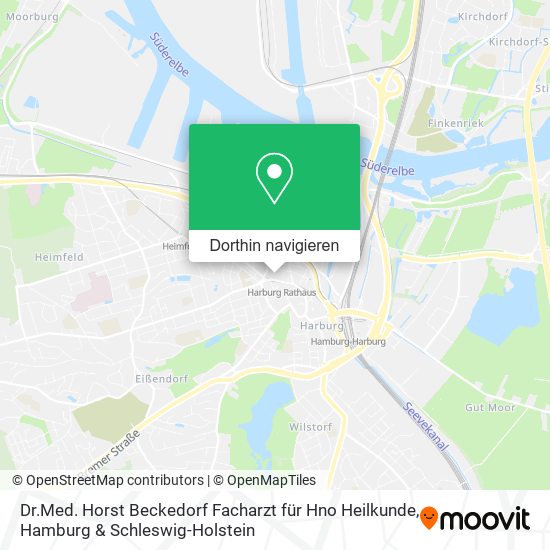 Dr.Med. Horst Beckedorf Facharzt für Hno Heilkunde Karte