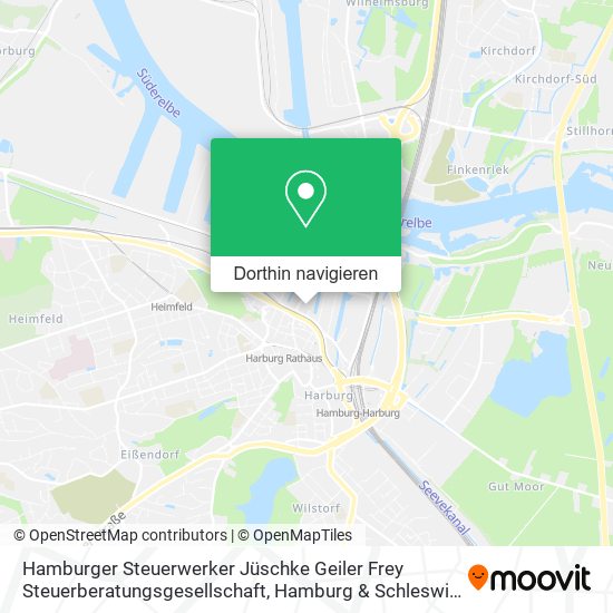 Hamburger Steuerwerker Jüschke Geiler Frey Steuerberatungsgesellschaft Karte