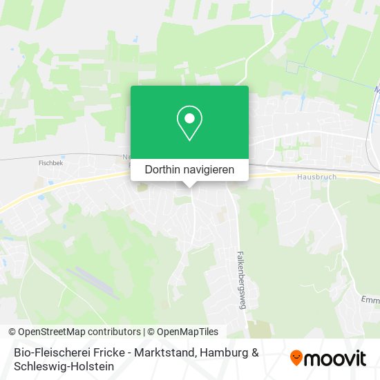 Bio-Fleischerei Fricke - Marktstand Karte