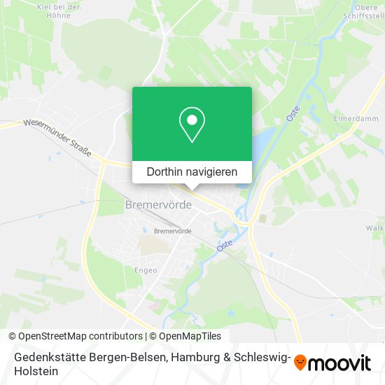 Gedenkstätte Bergen-Belsen Karte