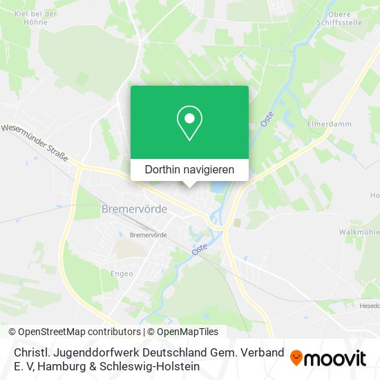 Christl. Jugenddorfwerk Deutschland Gem. Verband E. V Karte