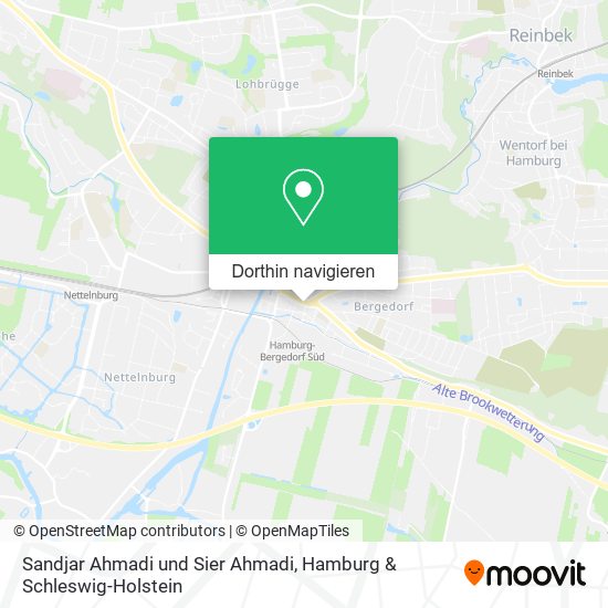 Sandjar Ahmadi und Sier Ahmadi Karte