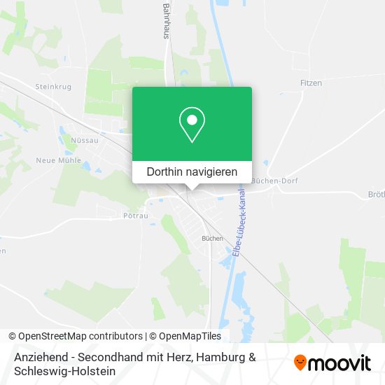 Anziehend - Secondhand mit Herz Karte