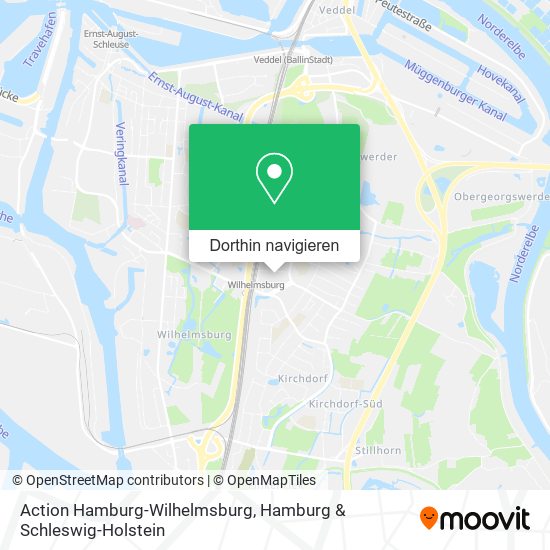 Action Hamburg-Wilhelmsburg Karte