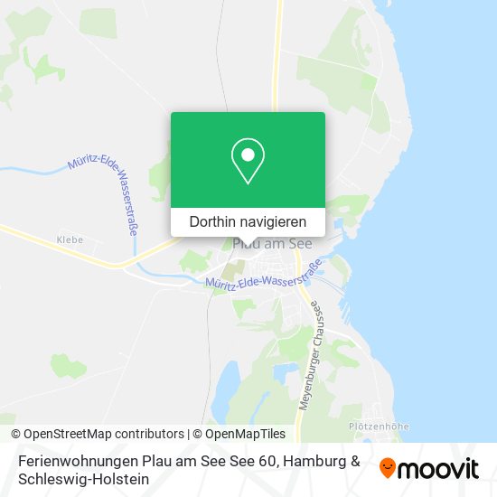Ferienwohnungen Plau am See See 60 Karte