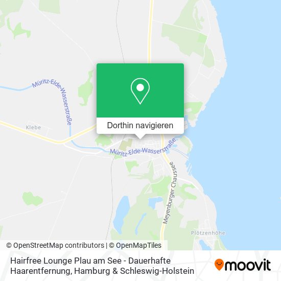 Hairfree Lounge Plau am See - Dauerhafte Haarentfernung Karte