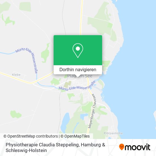 Physiotherapie Claudia Steppeling Karte