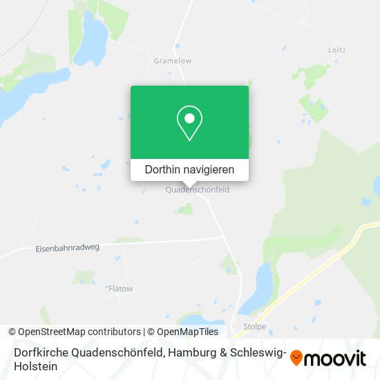 Dorfkirche Quadenschönfeld Karte