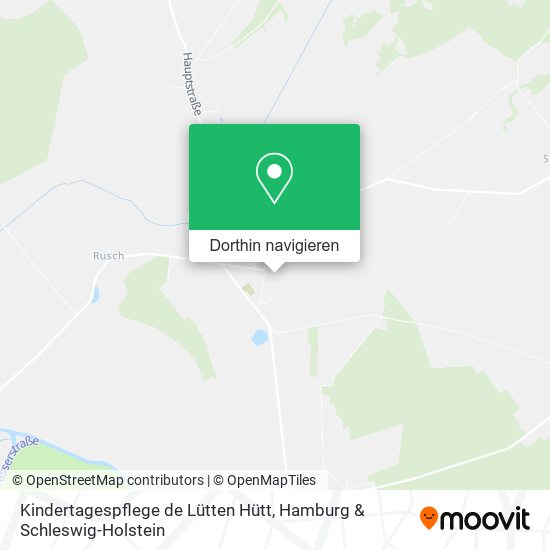 Kindertagespflege de Lütten Hütt Karte