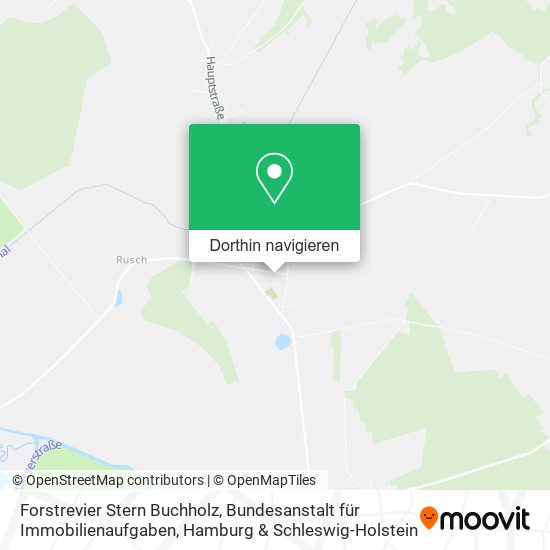 Forstrevier Stern Buchholz, Bundesanstalt für Immobilienaufgaben Karte