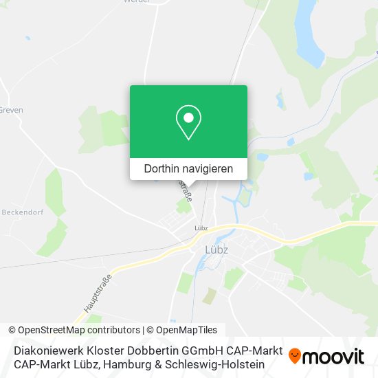 Diakoniewerk Kloster Dobbertin GGmbH CAP-Markt CAP-Markt Lübz Karte