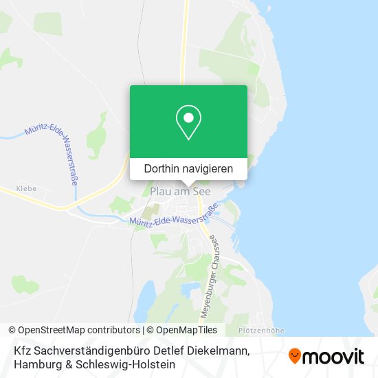 Kfz Sachverständigenbüro Detlef Diekelmann Karte