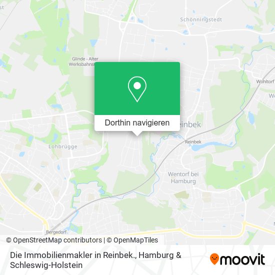 Die Immobilienmakler in Reinbek. Karte