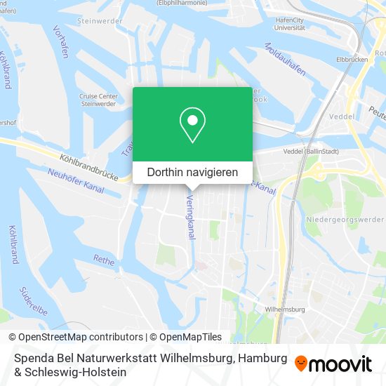 Spenda Bel Naturwerkstatt Wilhelmsburg Karte