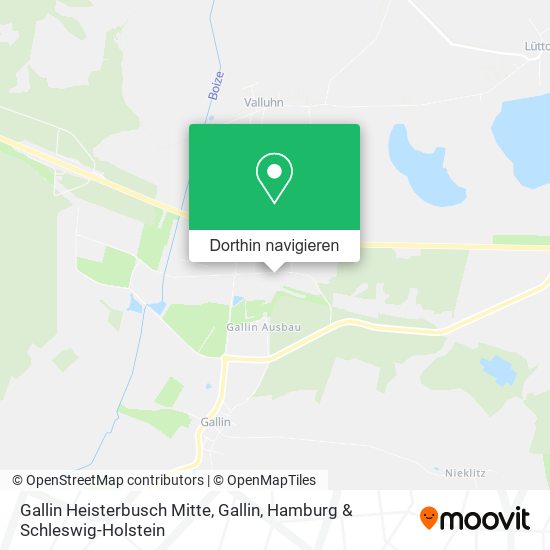 Gallin Heisterbusch Mitte, Gallin Karte
