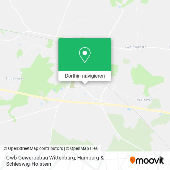 Gwb Gewerbebau Wittenburg Karte