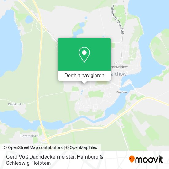 Gerd Voß Dachdeckermeister Karte
