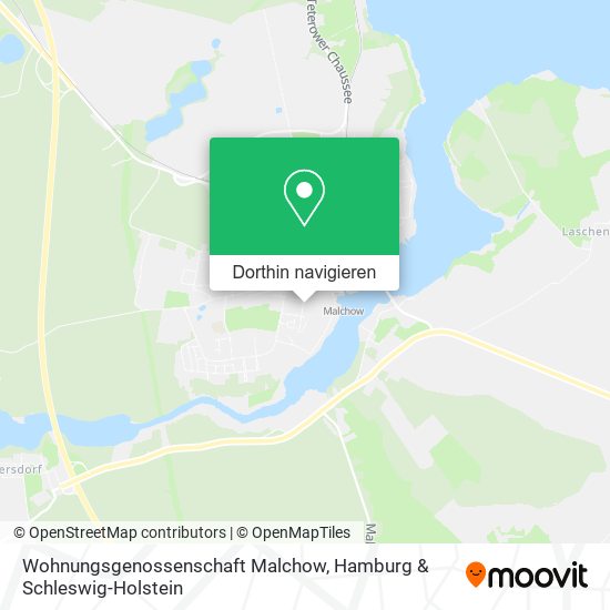 Wohnungsgenossenschaft Malchow Karte