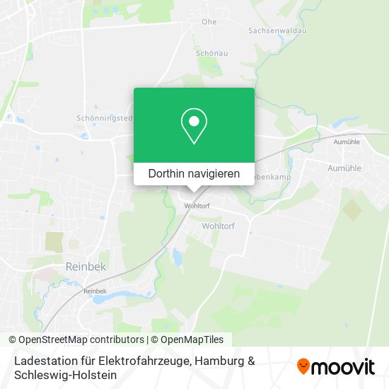 Ladestation für Elektrofahrzeuge Karte