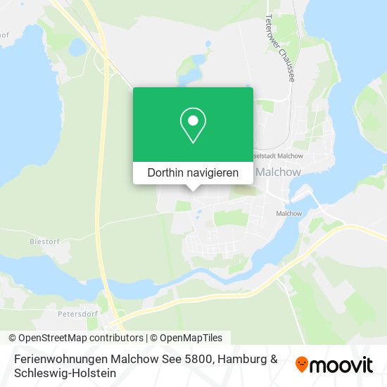 Ferienwohnungen Malchow See 5800 Karte