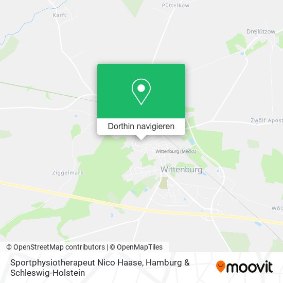 Sportphysiotherapeut Nico Haase Karte