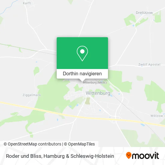 Roder und Bliss Karte