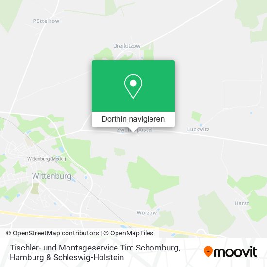 Tischler- und Montageservice Tim Schomburg Karte