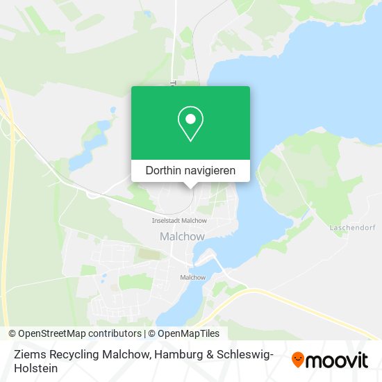 Ziems Recycling Malchow Karte