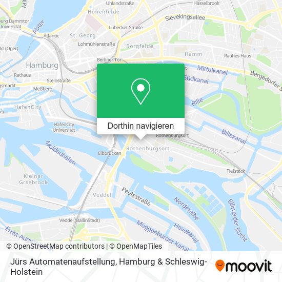 Jürs Automatenaufstellung Karte