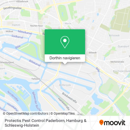 Protectis Pest Control Paderborn Karte