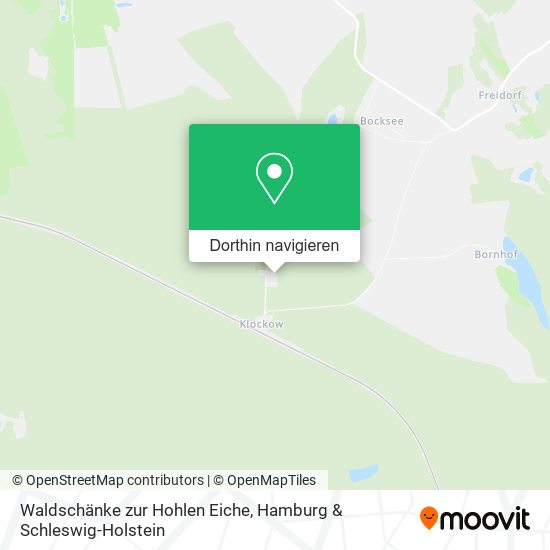 Waldschänke zur Hohlen Eiche Karte