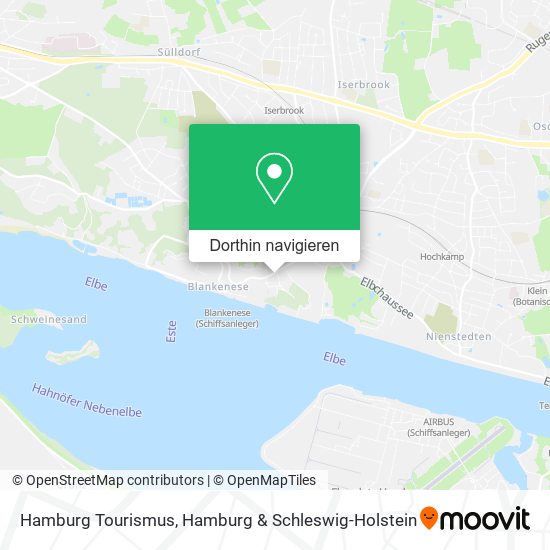 Hamburg Tourismus Karte